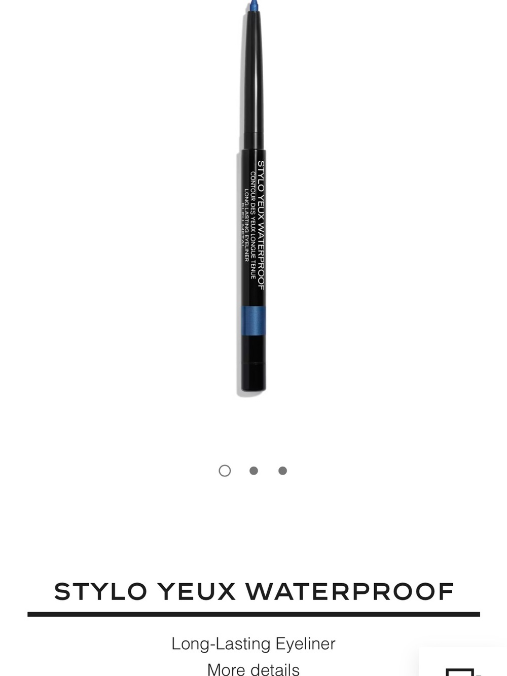 CHANEL Waterproof Eyeliner — Bleu Abysse 82